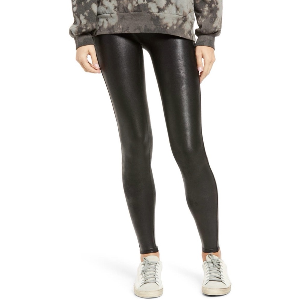 NWOT SPANX Faux Leather Leggings